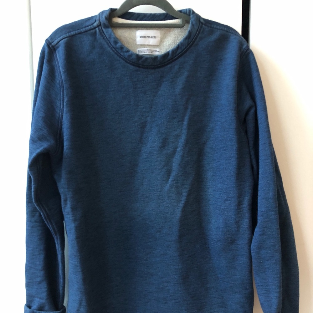 Norse Projects Halfdan Indigo Sweatshirt (M)